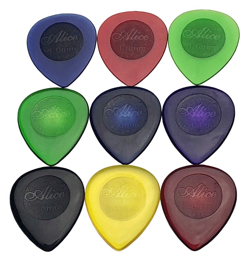 Alice 30pcs Alice Durable Clear Large Size Bass Rock Heavy Metal Guitar Picks Plectrum 1.0/2.0/3.0 mm With Pick Case Storage Box - Image 5